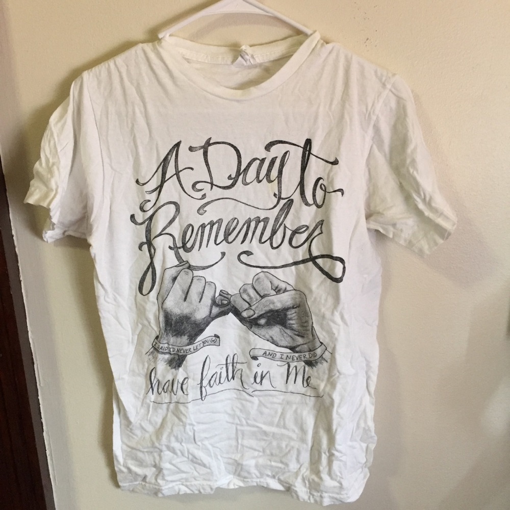 A Day To Remember have faith in me shirt